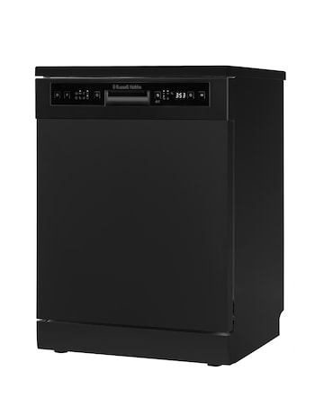 Russell Hobbs RH60DW00D2B 14 Place Settings Full Size Dishwasher Black + Install