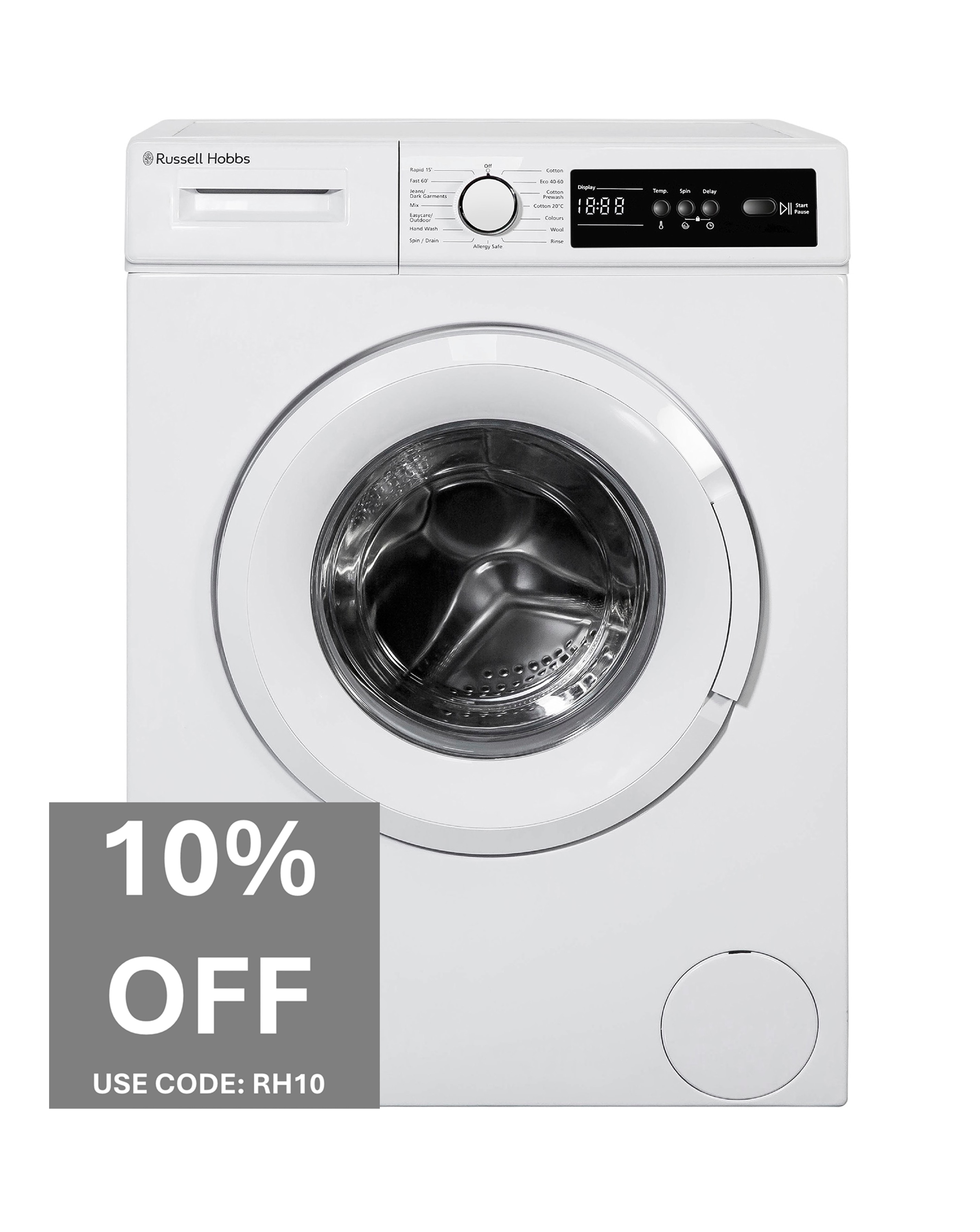 RH RH612W111W Washing Machine White Inst