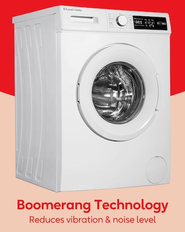 Russell Hobbs RH612W111W 6kg 1200rpm Washing Machine White + Install