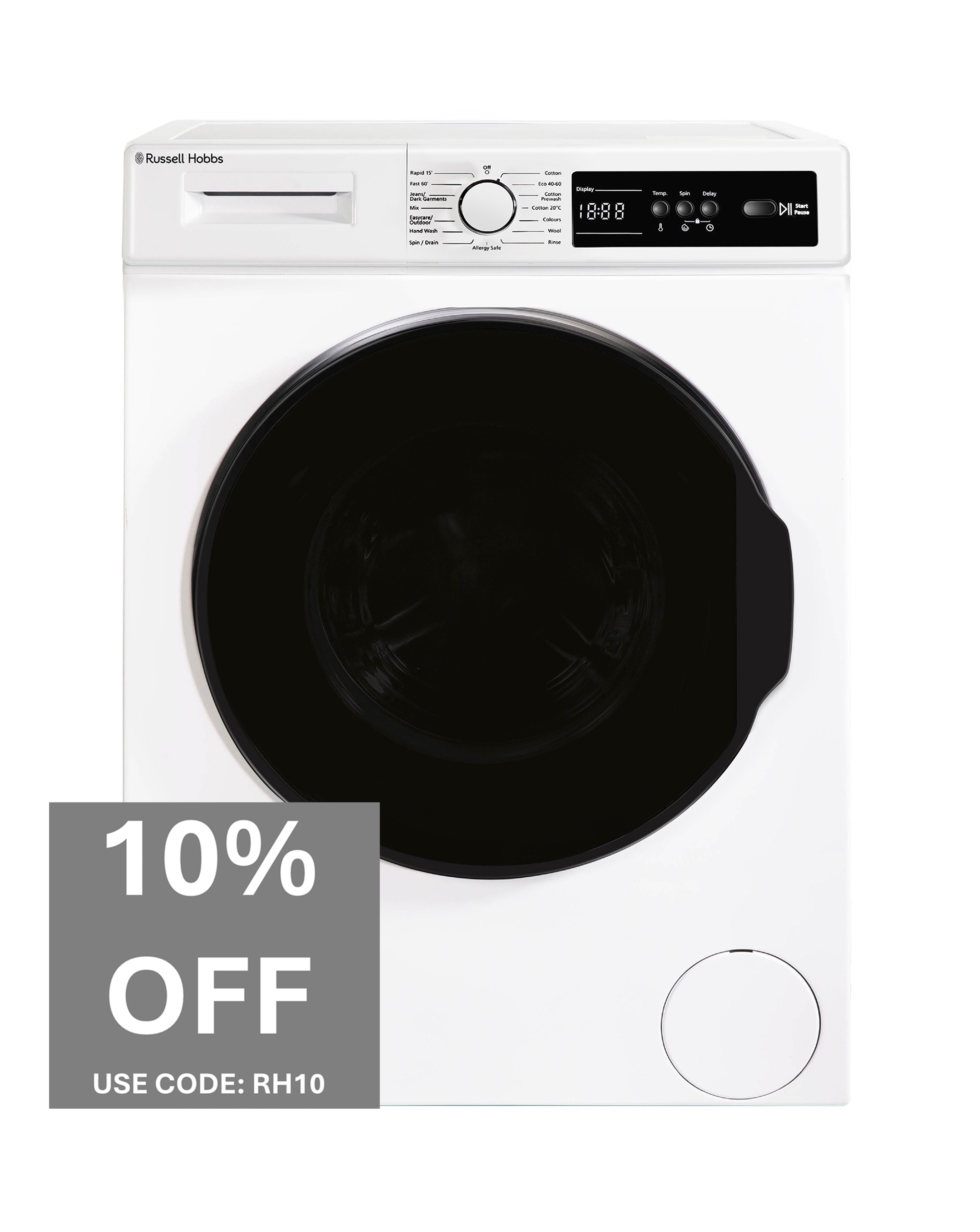 RH RH814W111W Washing Machine White Inst