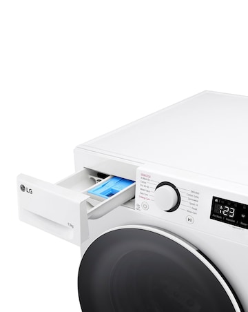 LG TurboWash FY4513WWLN1 A-Rated 13kg 1400rpm Washing Machine White + Install