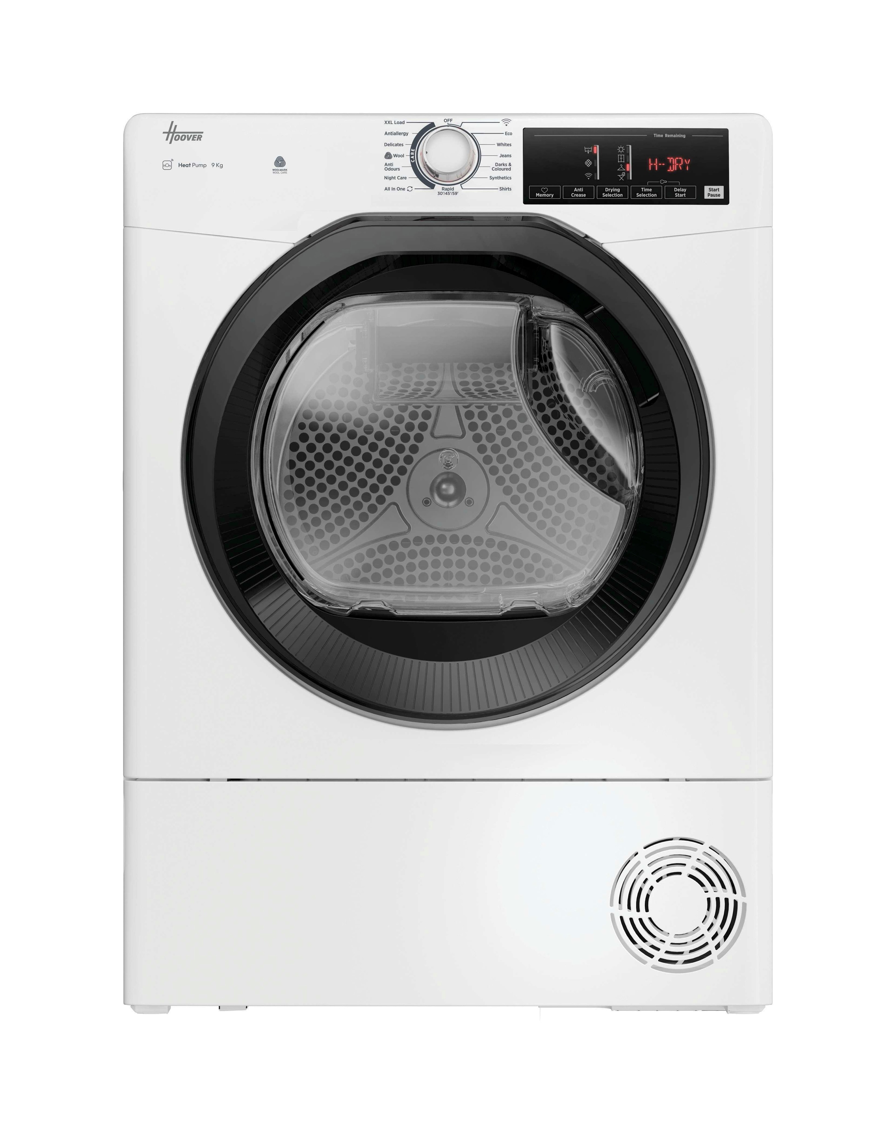 Hver HRE H9N2TBE-80 9kg Dryer White IN