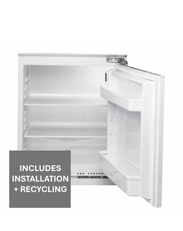 Indesit INBUL011.UK Integrated Under Counter Fridge + Installation