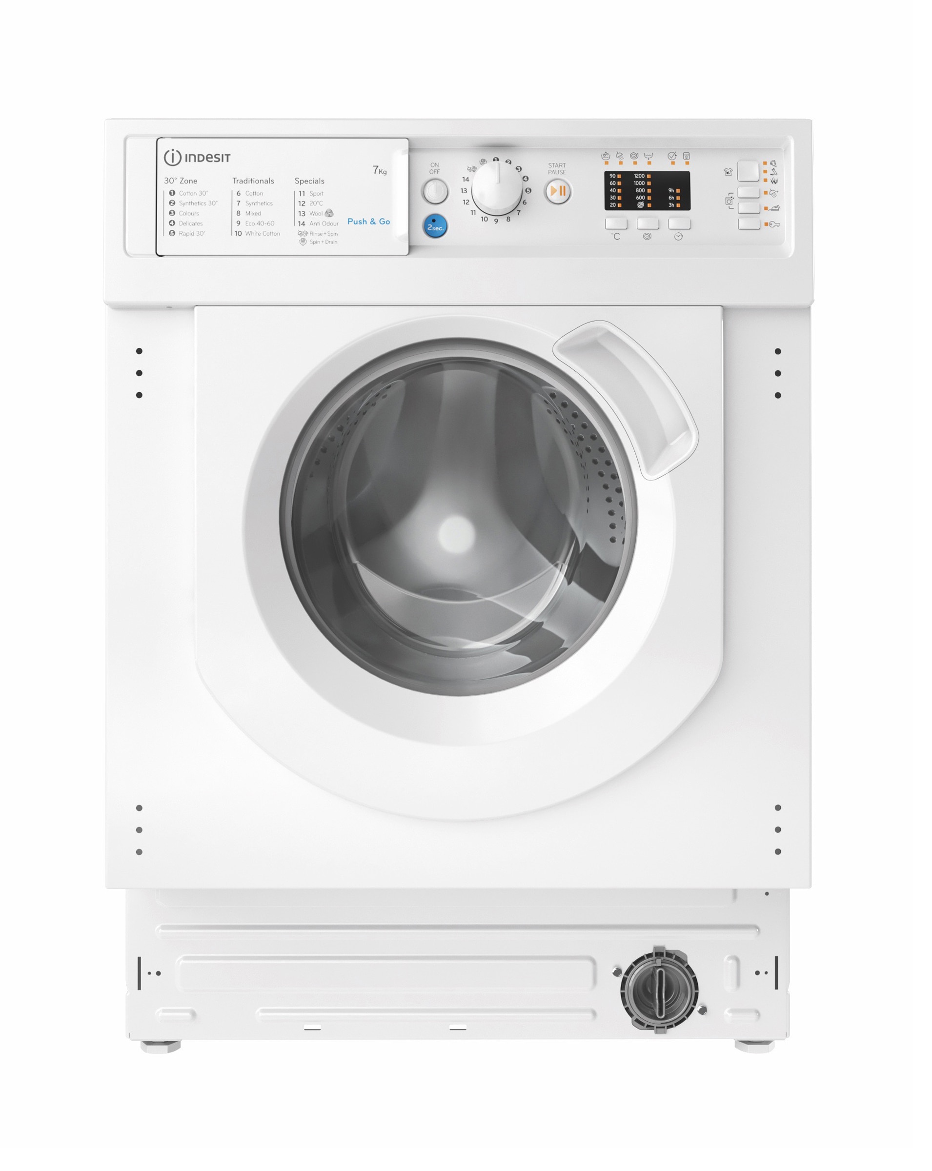 New In - Indesit BIWMIL71252UKN Integrated Washer