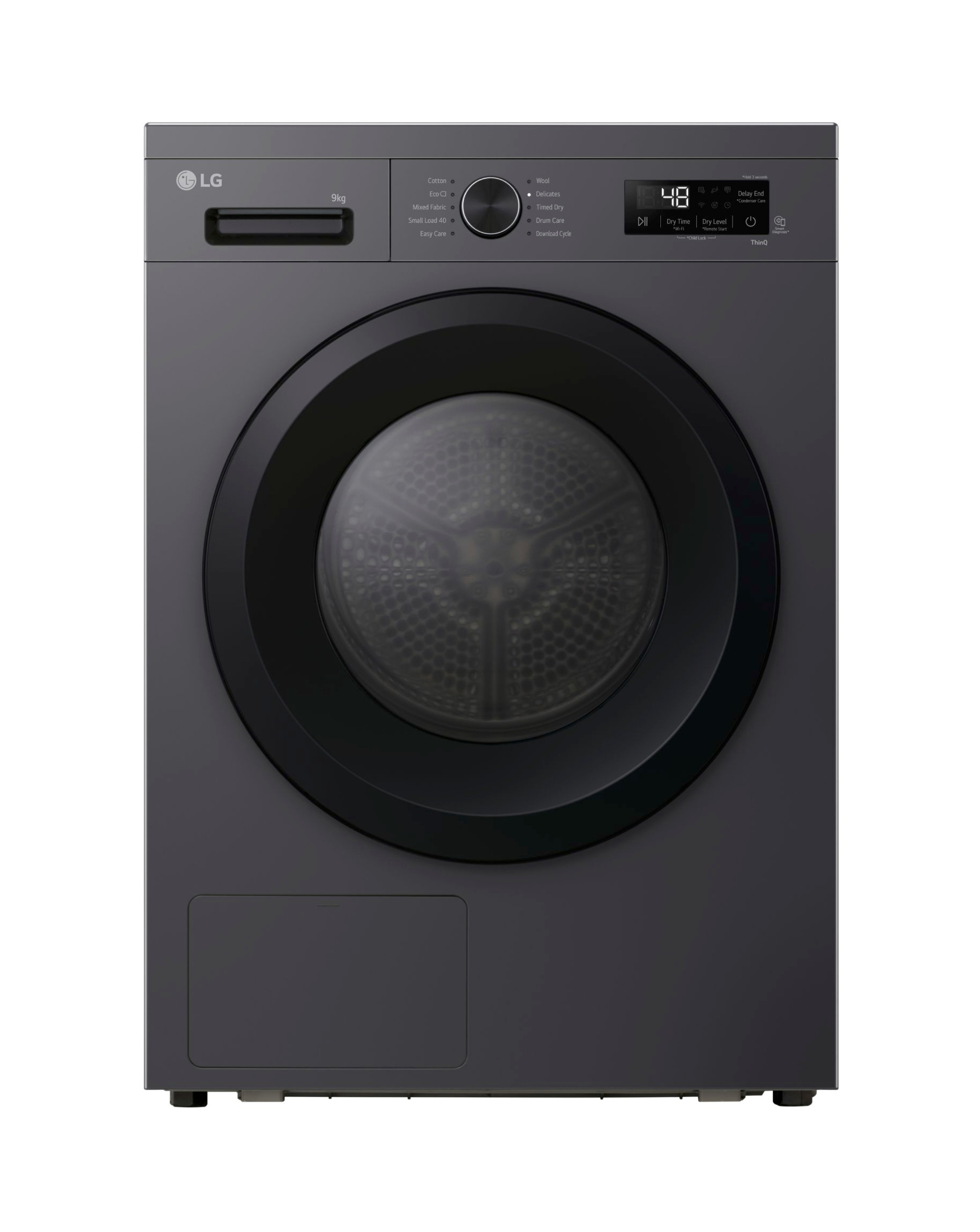 New In - LG X10 RHX1009NMK 9kg HP Dryer Grey