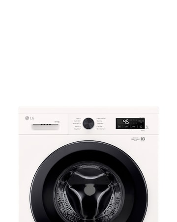 LG X10 W4X1085NWK 8kg/5kg 1400 Spin Washer Dryer - White + Install