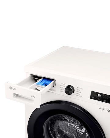 LG X10 W4X1085NWK 8kg/5kg 1400 Spin Washer Dryer - White + Install