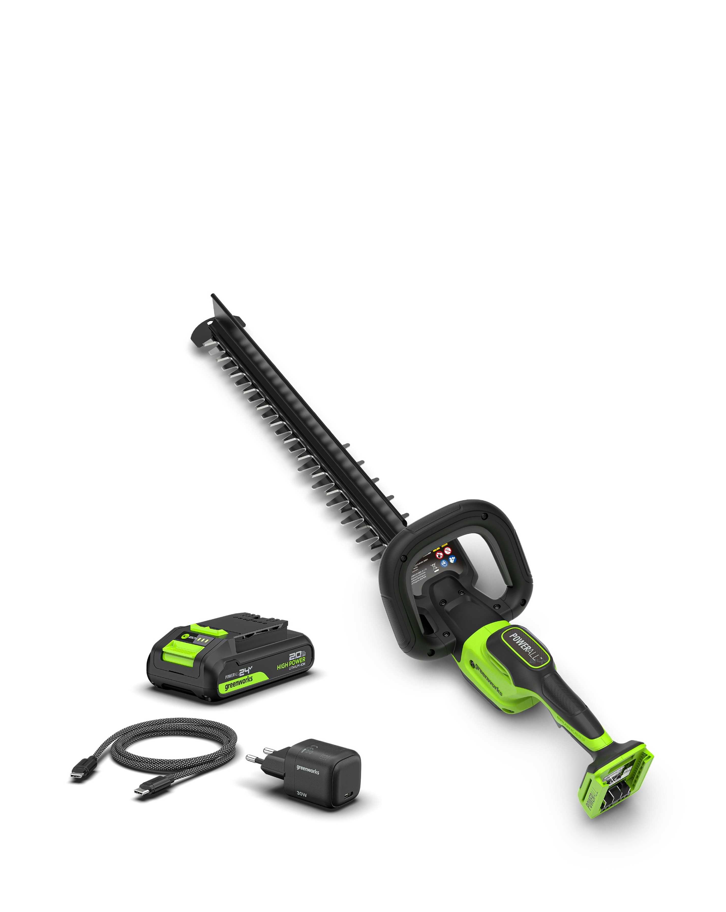New In - Greenworks 24V Hedge Trimmer