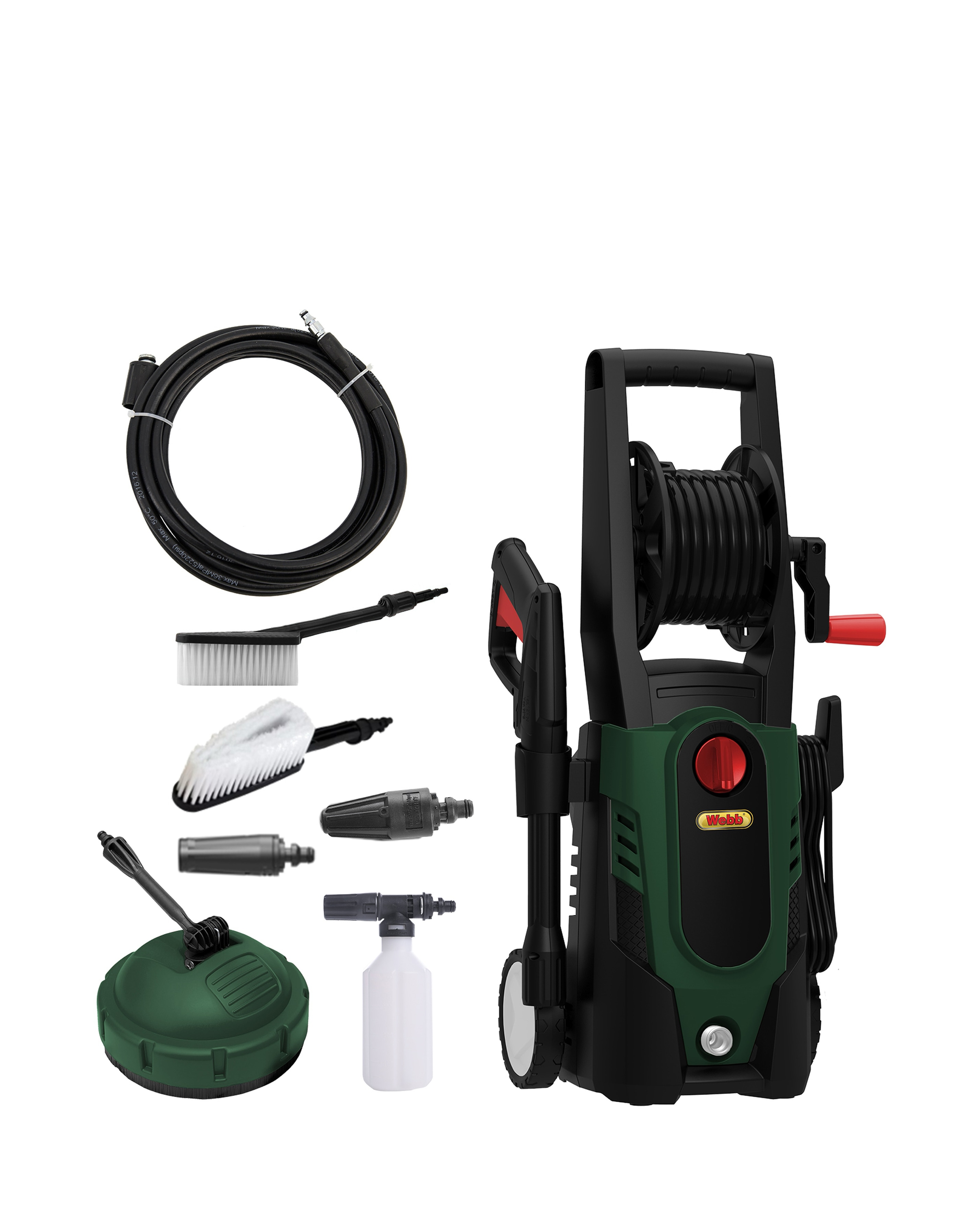 New In - Webb 1500W Pressure Washer Bundle