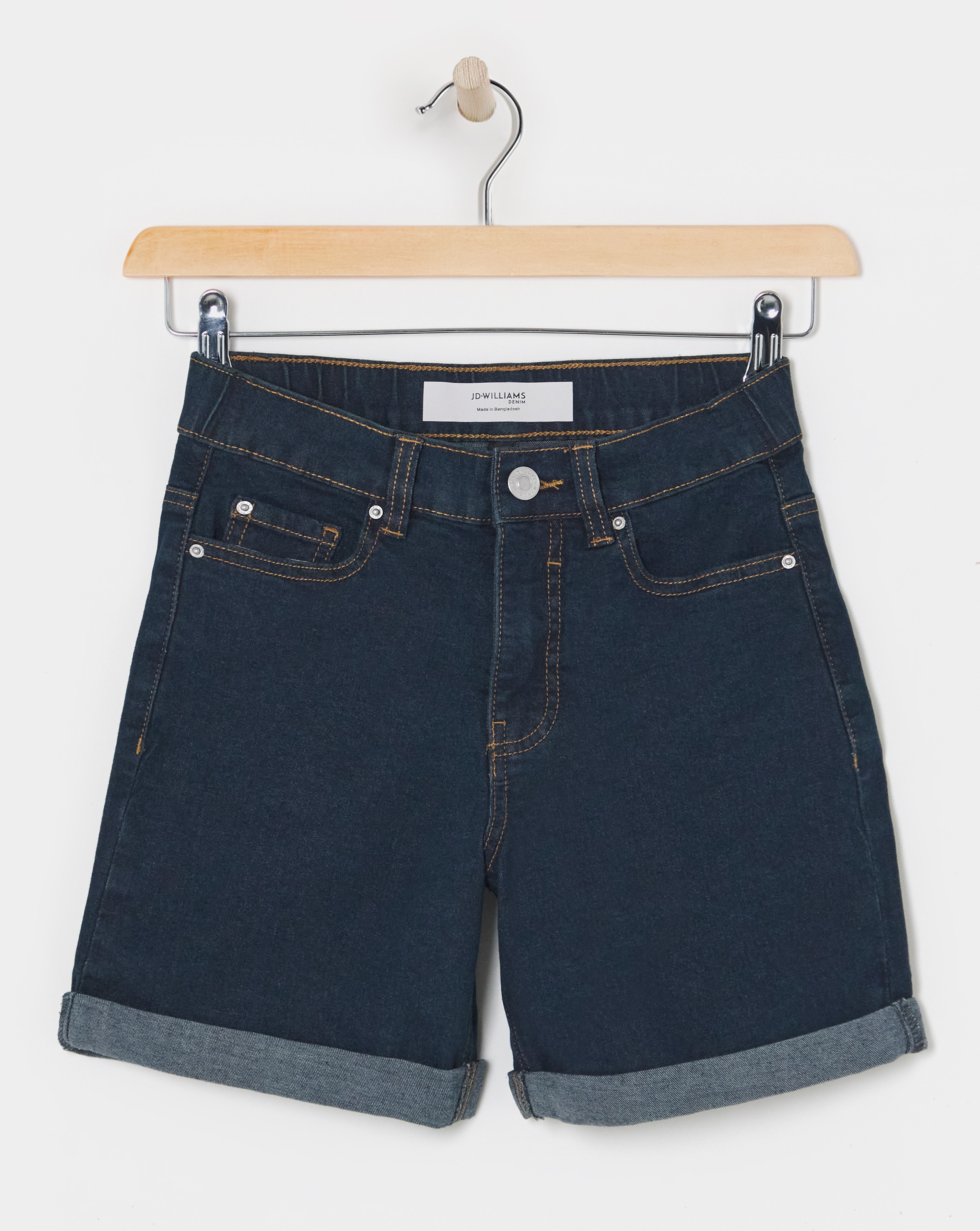 24/7 Indigo Mid Shorts