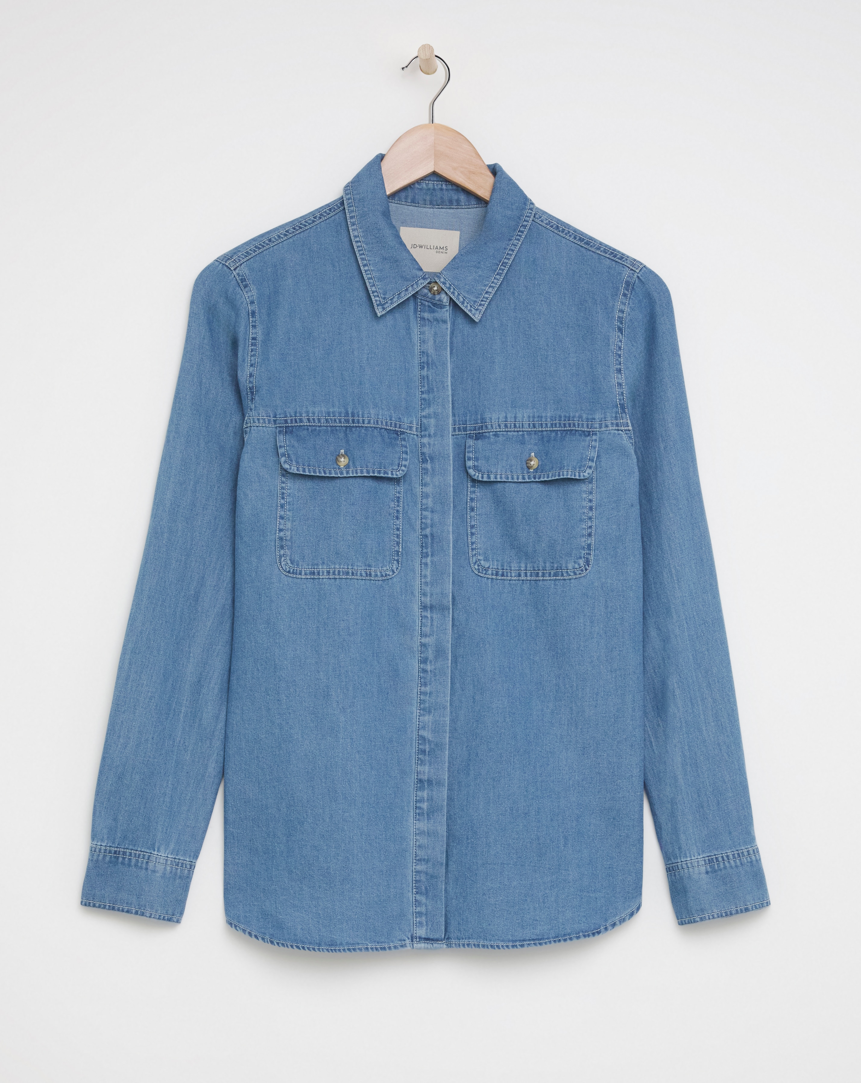 Mid Blue Utility Shirt