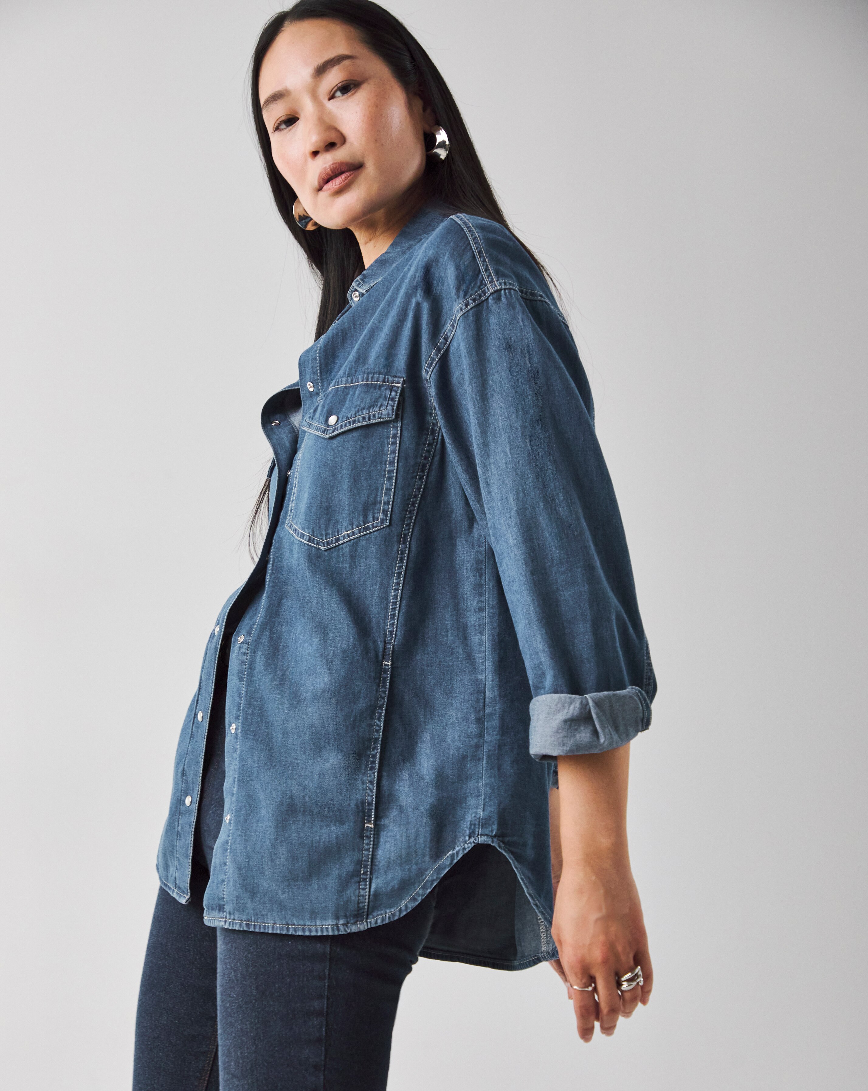 Winter Tencel Relaxed Shirt