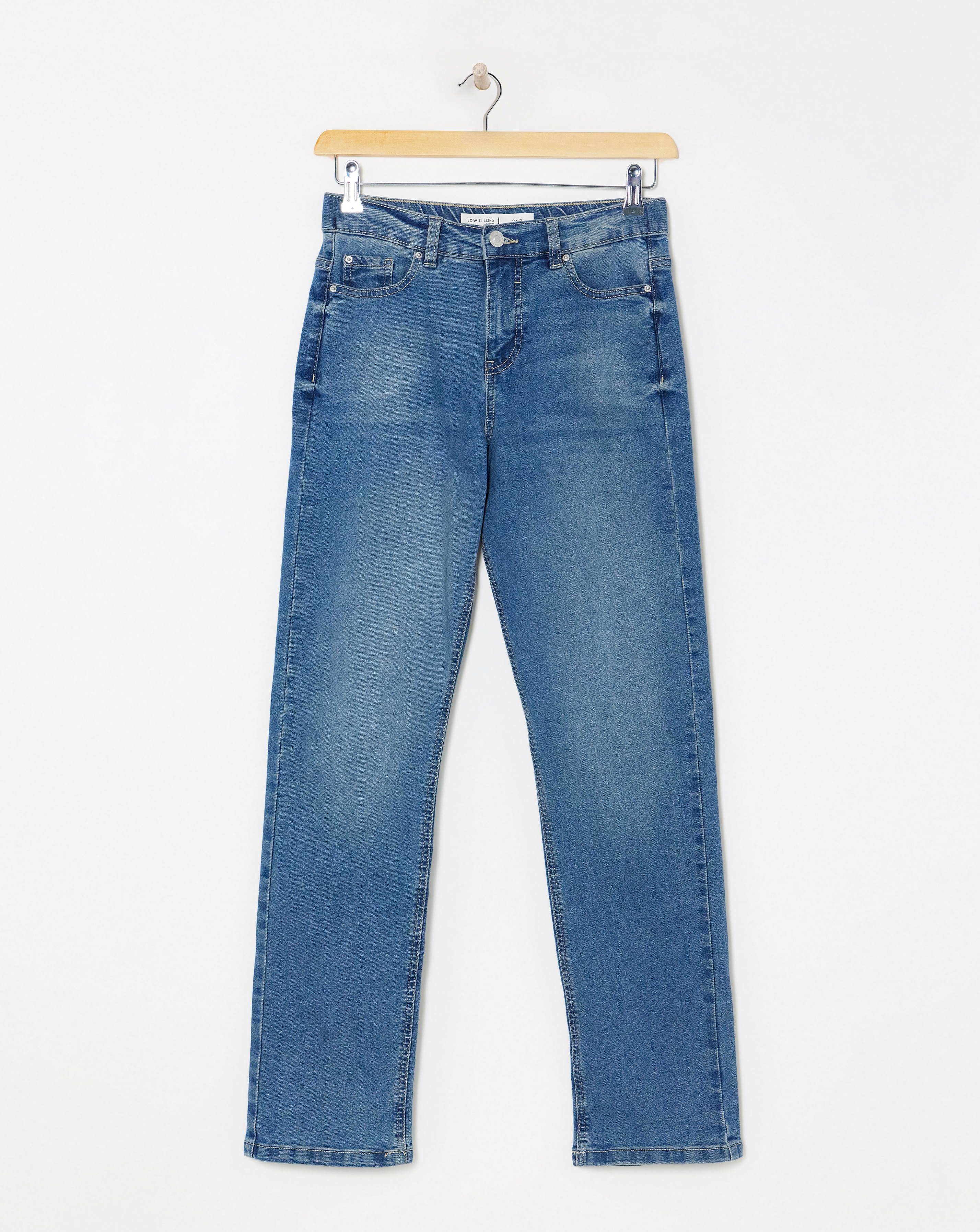 24/7 Mid Wash Straight Leg Jean