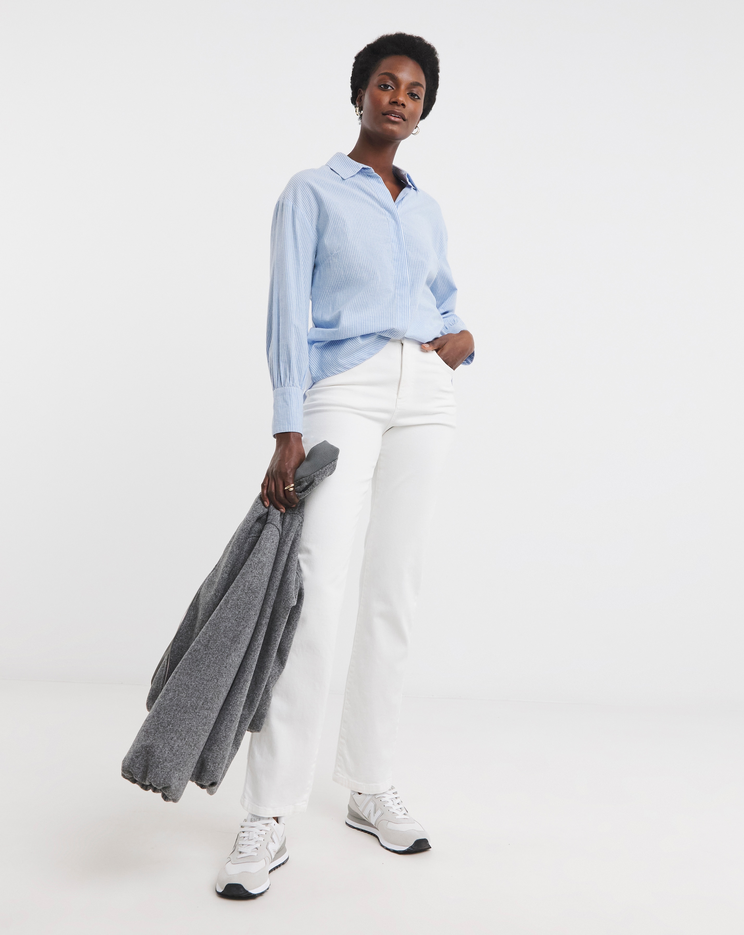 Magisculpt White Straight Leg Jean