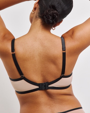 Ann Summers Enticement Non Pad Plunge Wired Bra Black