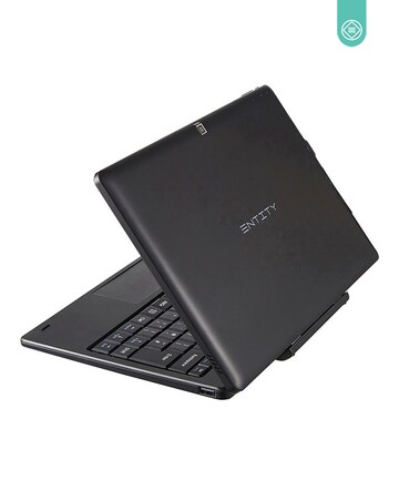 ENTITY Twin 10in 64GB Windows 10 2in1 Laptop Black