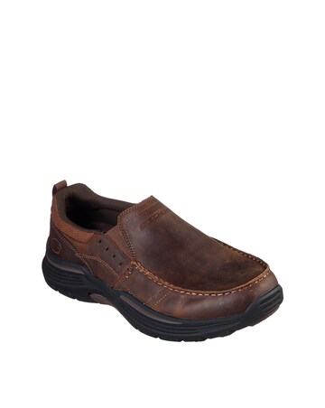 Skechers Leather Relaxed Expended Seveno