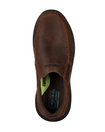 Skechers Leather Relaxed Expended Seveno