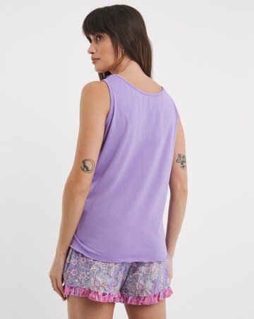 Joe Browns Jersey Short Pyjama Set Floral Print