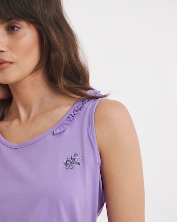 Joe Browns Jersey Short Pyjama Set Floral Print