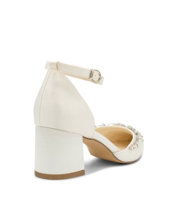 Paradox London Cinta Ivory Wedding Heels