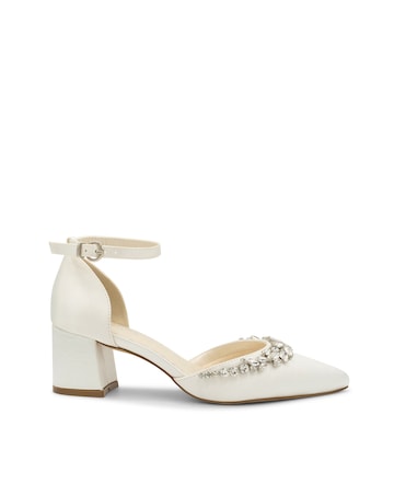 Paradox London Cinta Ivory Wedding Heels