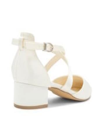 Paradox London Blanche Wide Bridal Heel