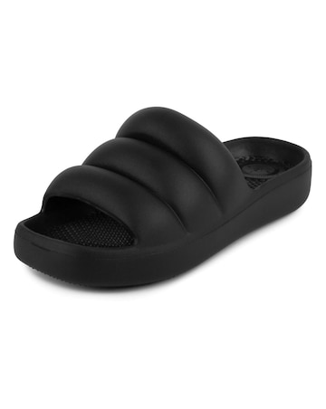 totes Ladies Moulded Puffy Slide