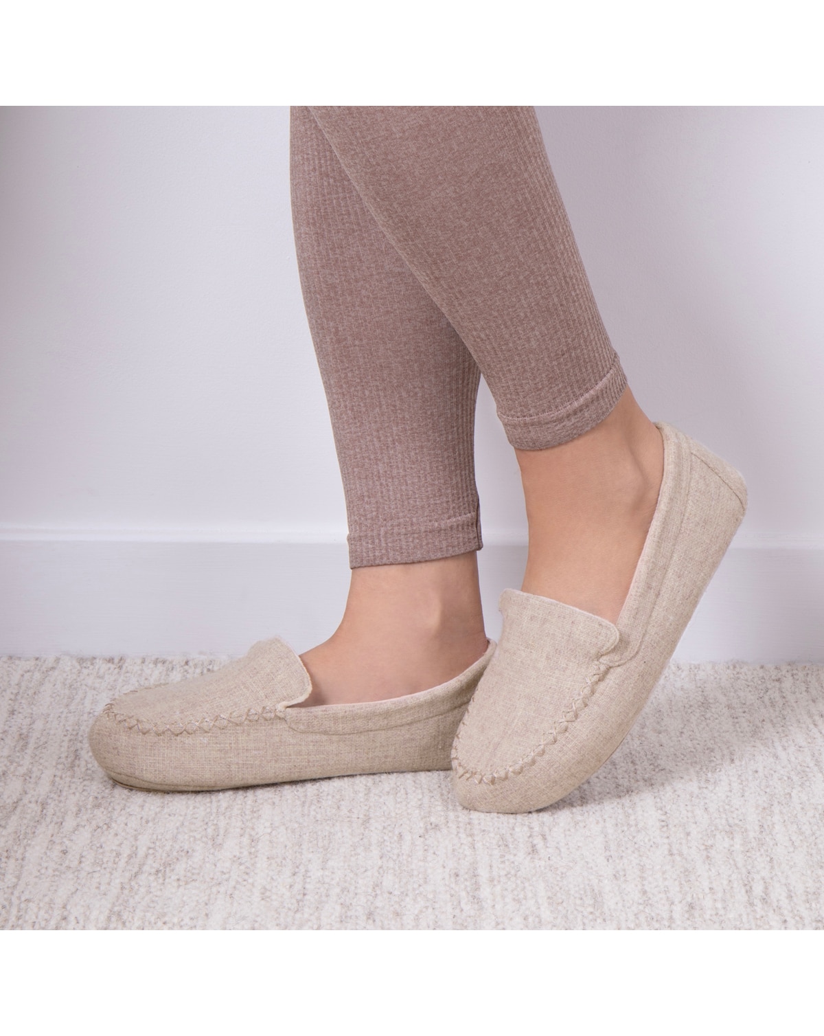 totes Textured Moccasin