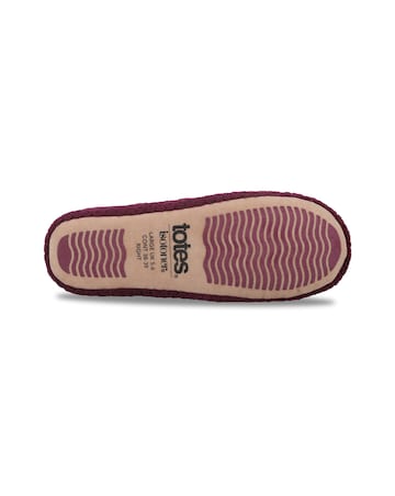 totes Isotoner Womens Popcorn Ballet Slippers