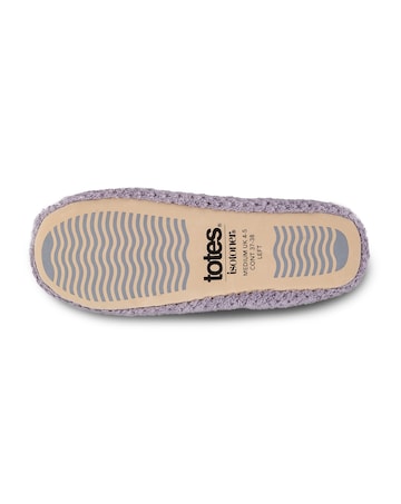 totes Popcorn Terry Ballet Slipper