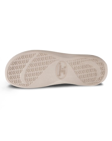 Totes Ladies Popcorn Terry Mule Slippers