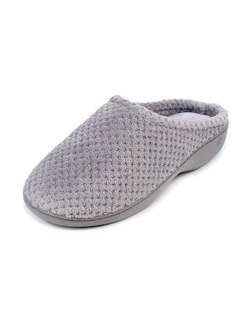 Totes Ladies Popcorn Terry Mule Slippers