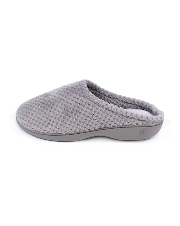 Totes Ladies Popcorn Terry Mule Slippers