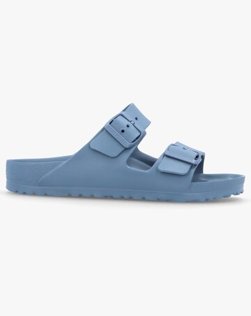 Birkenstock Arizona EVA Elemental Blue Two Bar Mules Narrow Width