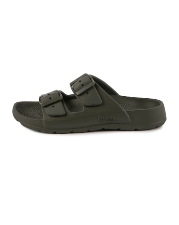 totes Ladies Double Buckle Adjustable Sliders