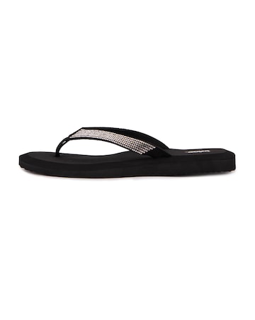 totes Ladies Beaded Toe Post Sandals