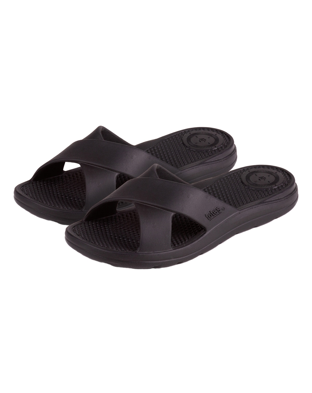 totes SOLBOUNCE Ladies Cross Slide