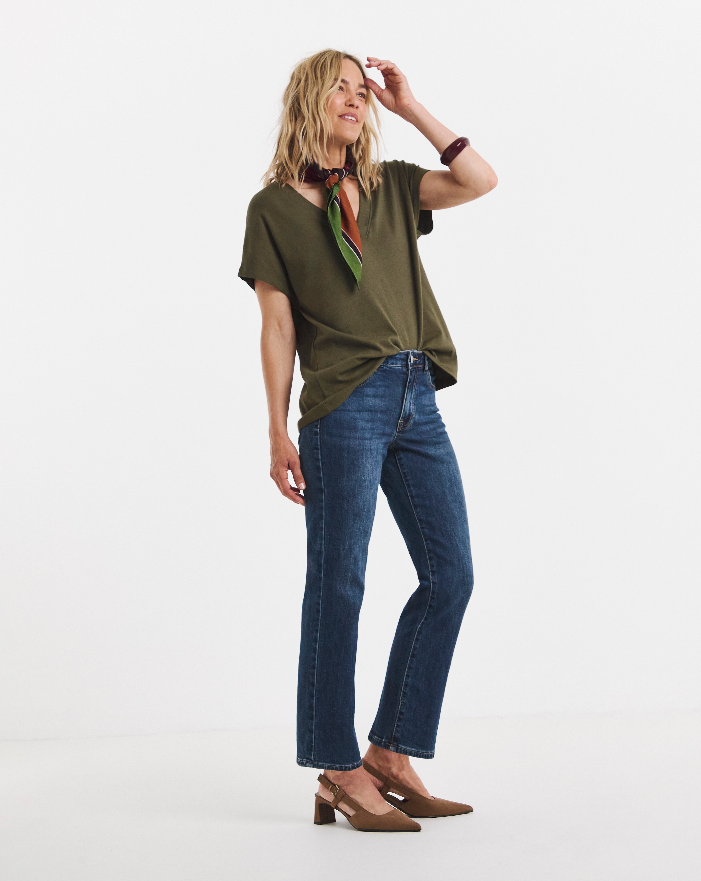 Authentic Straight Leg Jeans