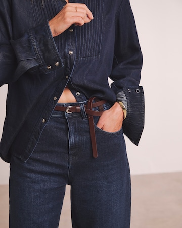 Anthology Indigo Barrel Leg Jean