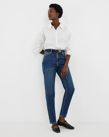 Mid Blue Authentic Mom Jeans