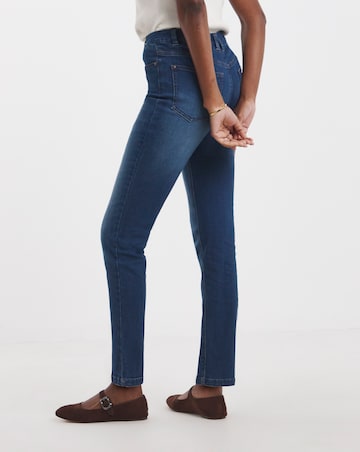Mid Blue Superstretch Slim Jeans
