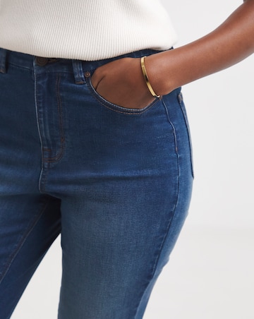 Mid Blue Superstretch Slim Jeans