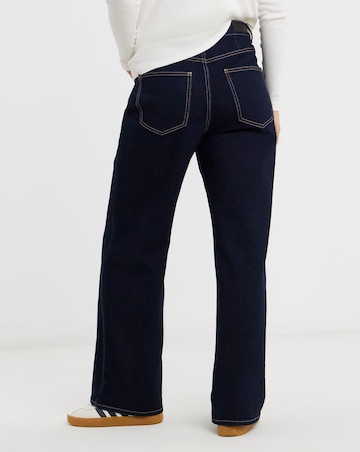 Indigo Authentic Wide Leg Jeans