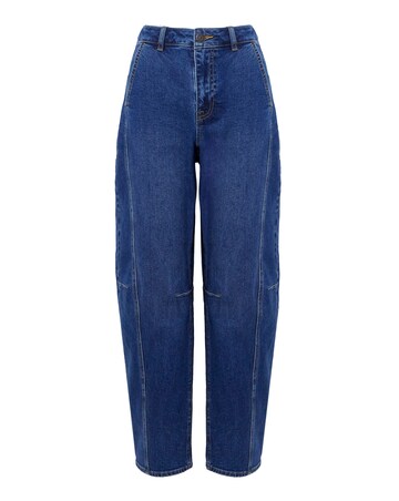Dark Blue Authentic Barrel Leg Jeans