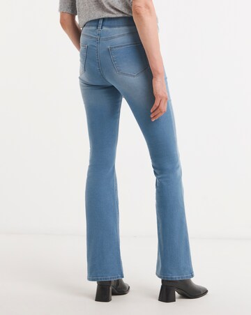Light Blue Stretch Bootcut Jeggings