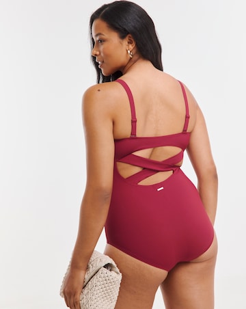 Figleaves Icon V Bar Bandeau Swimsuit