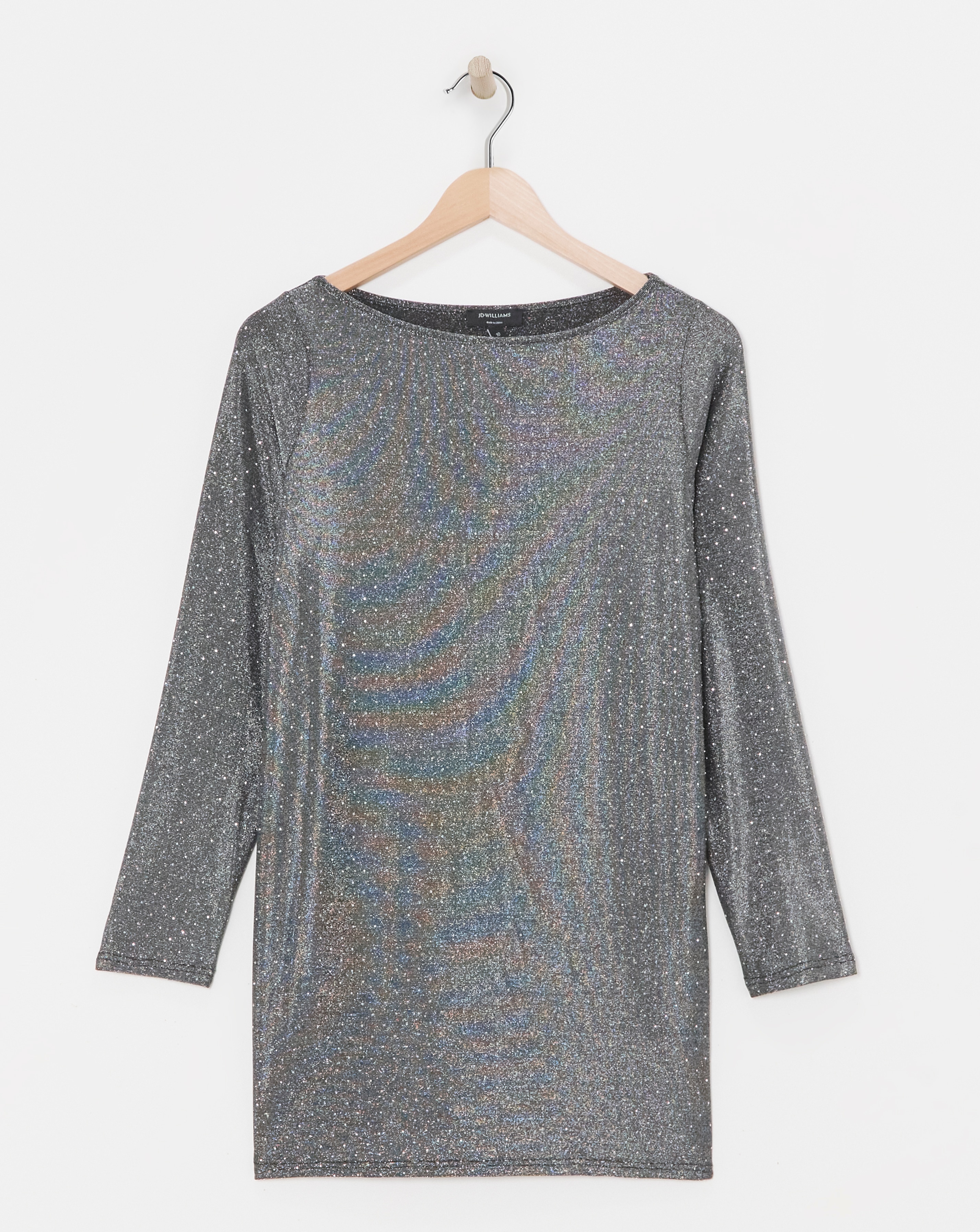 Slash Neck Longline Top