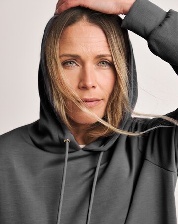 Anthology Steel Grey Longline Hoodie