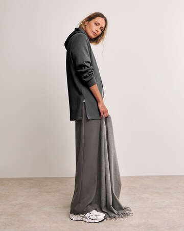 Anthology Steel Grey Longline Hoodie